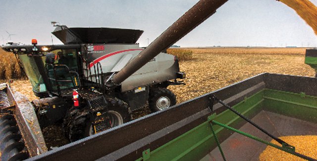 Gleaner combine for harvesting